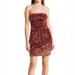 Betsey Johnson Sequin Cocktail Drezs